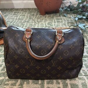 Louis Vuitton monogram speedy 35 VINTAGE beauty